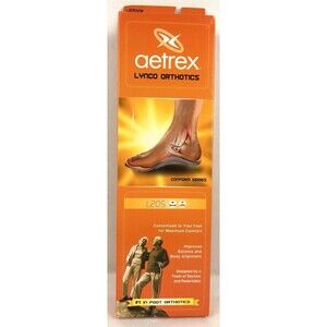 Aetrex Foot Orthotic Insoles L205 Women's Size 6 Cupped Heel Arch Support New